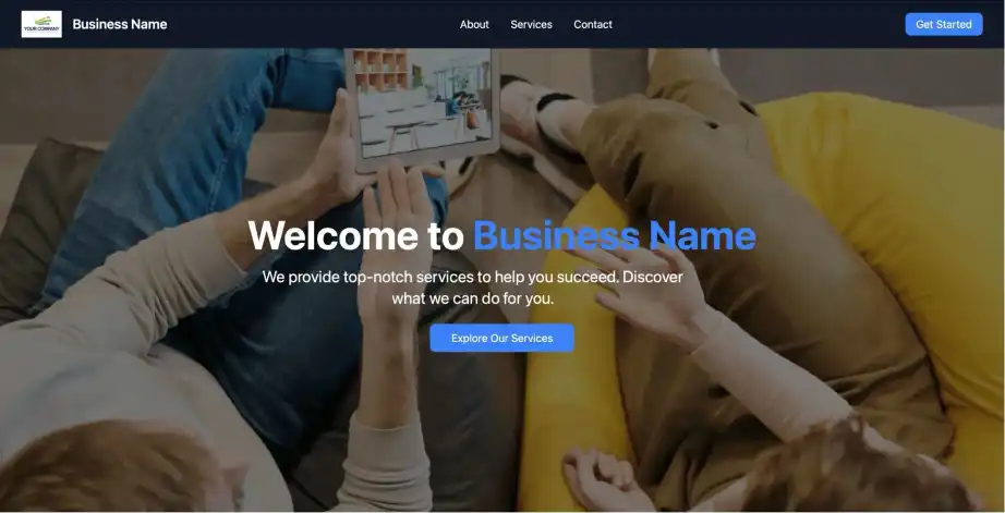 Site vitrine entreprise preview